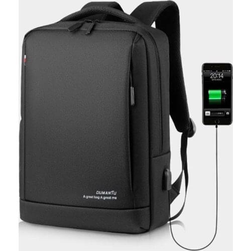 Mens 15.6 inch Travel Backpack with USB Charging Port Computer Bags woman Business Laptop Backpacks Male Mochila School bag