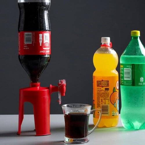 Soda Coke Tap Saver Upside Down Drinking Water Dispenser Bar Water Bottles Creative Drinking Accessory Party Drink Machines