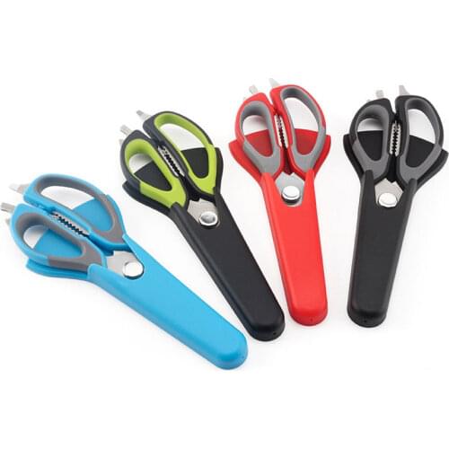 Kitchen Stainless Steel Multifunctional Kitchen Scissors for Cutting Meat, Vegetables, Herbs, Household Tools with Safety Sheath