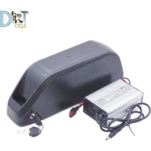 High power 52V 20Ah jumbo shark down tube Li-ion electric battery pack for 1000w 500w fat bike mountain bike