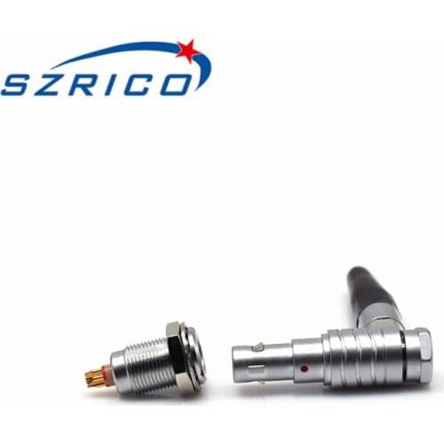 M9 0B 30 degrees metal FHG 2 3 4 5 6 7 9 12 pins medical connector SZRICO