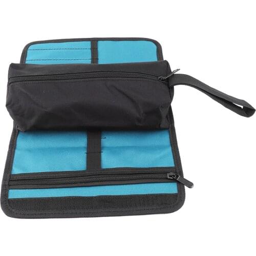 New Professional Electricians Tool Storage Holder Roll Foldable Bag Convenient Organizer Tool Bag Waterproof Oxford Pouch Bag