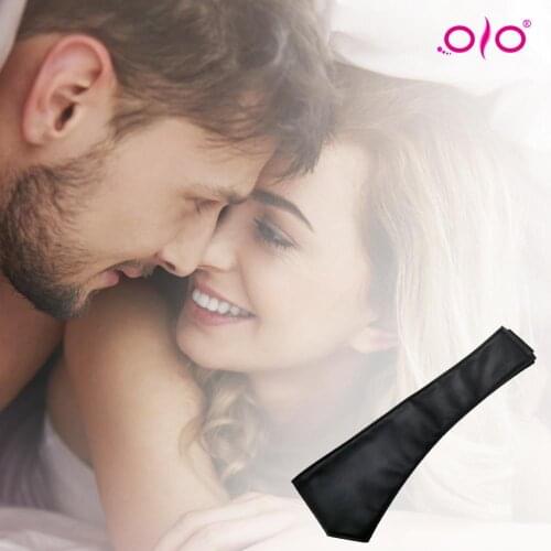 OLO SM Blindfold Toy Sexy Leather Covering Women Adult Sex Cosplay Games Soft Appealing Comfortable SM Adult Products