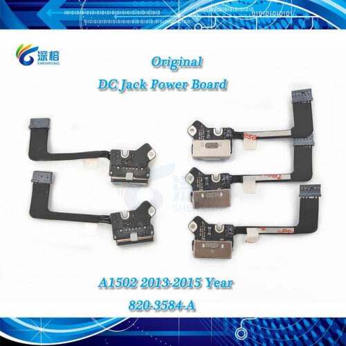 Genuine NEW A1502 DC Jack Power Board for Macbook Pro 13" Retina Power DC-IN Jack 820-3584-A 2013 2014 2015 Year