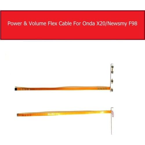 Original Power & Volume Flex Cable For Onda x20 For Newsmy F98 side key Switch button Flex Cable replacement repair