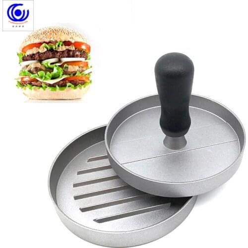 12cm Hamburg Meat Presser Portable Meatloaf Mold DIY Round Hamburger Beef Grill Non Stick Press Patty Maker Cooking Tools Gadget