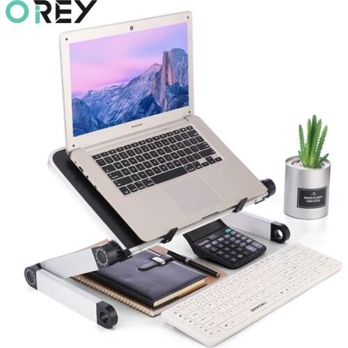 Adapdesk Adjustable Laptop Stand Aluminum For Bed Standing Desk For Macbook Air Support Notebook Stand Laptop HolderTable Riser