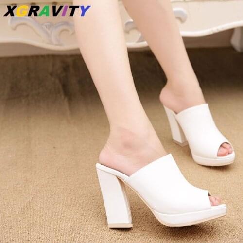 Женские туфли с открытым носом XGRAVITY China At AliExpress