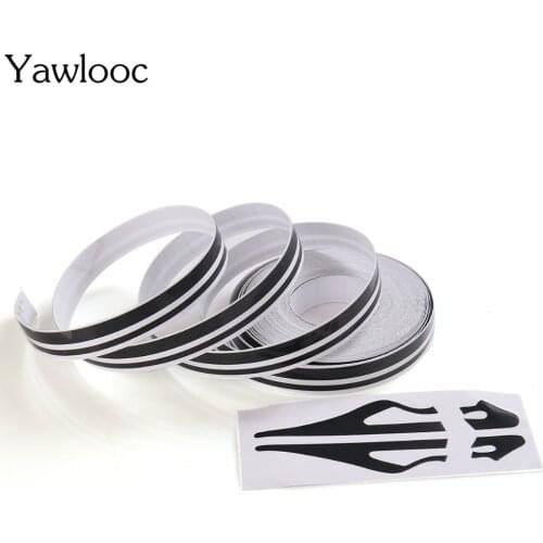 Yawlooc 12*9800mm DIY Car Sticker Fashion Decoration Strip Motorcycle Stickers and Decals 9 Colors Auto Body Decor Car Styling