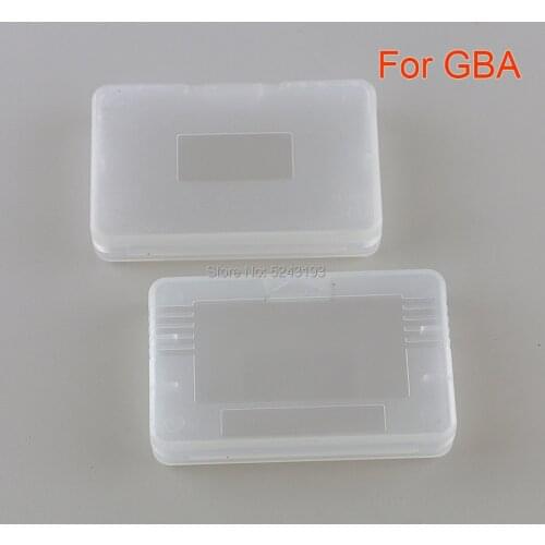 20pcs/lot Clear Plastic Game Cards Cartridge Case Dust Cover Case For Nintend Game Boy Advance GBA SP