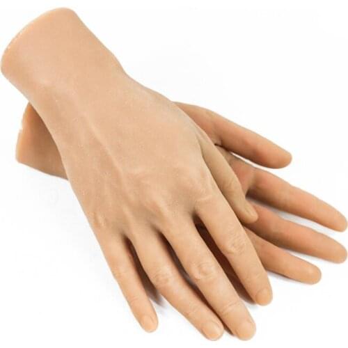 26Cm High quality real hand mannequin body props Masturbation doll sex nail child hand mannequin Halloween doll one piece D197