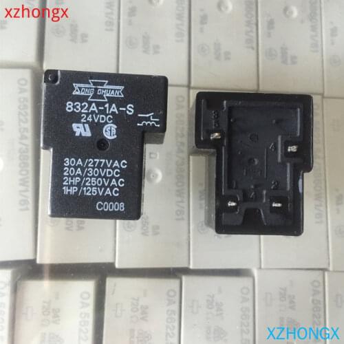 832A-1A-S 24VDC relay 4 PIN