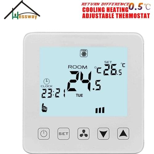 4P EU Timing program fan coil thermostat for incubator