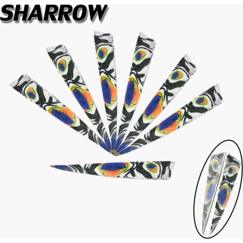 60/120pcs 4" Turkey Feathers Shield Right Wing Natural Feather Outdoor Sport Shooting Hunting Archery Arrow DIY Tool Accessories
