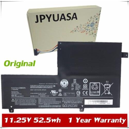 7XINbox 11.25V 52.5Wh Original L15M3PBO Laptop Battery For Lenovo FLEX 4-1470 4-1570 Series Tablet