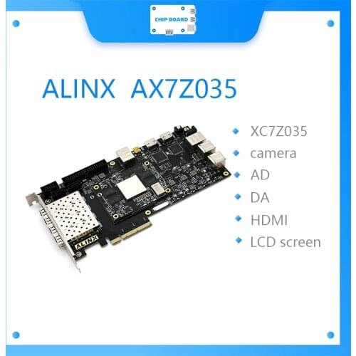 ALINX AX7Z035 Brand Xilinx Zynq-7000 ARM Kintex-7 FPGA SoC Development Board Zedboard 7035 4 SFP 2 Gigabit PCIex4 HDMI