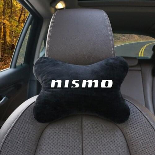 Car Neck Pillow Cotton Car Pad Chair Headrest Supplies Neck Safety Pillow For Nissan Nismo Juke Note Car Interior Accessories
