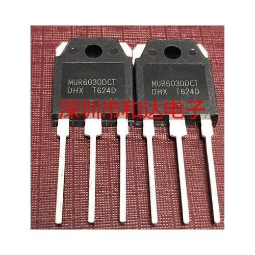 Free shipping 20PCS MUR6030DCT TO-3P 300V 60A