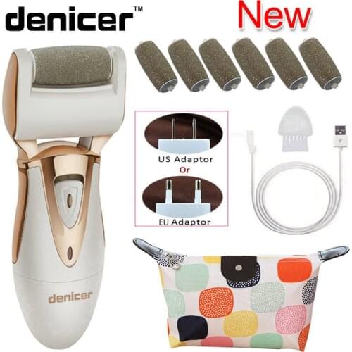 Electric Foot Pedicure Callus Remover Rechargeable Foot File Peeling Dead Skin Removal Machine Feet Care Tools+ Markup Bag