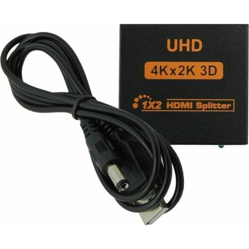 Full HD 1080P Video HDMI-compatible Switcher 2 Ports HDMI-compatible Splitter Power Signal Amplifier For HDTV DVD PS3 Xbox