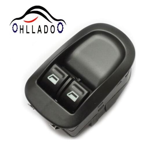 HLLADO For Peugeot 206 CC, 2D, 2A, SW, 2E, 2K 2000 to 2014 Front Left / Right Side 6554.WQ Power Window Switch 6554WQ
