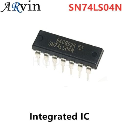 10PCS SN74LS04N DIP14 74LS04N 74LS04 SN74LS04 DIP Integrated IC