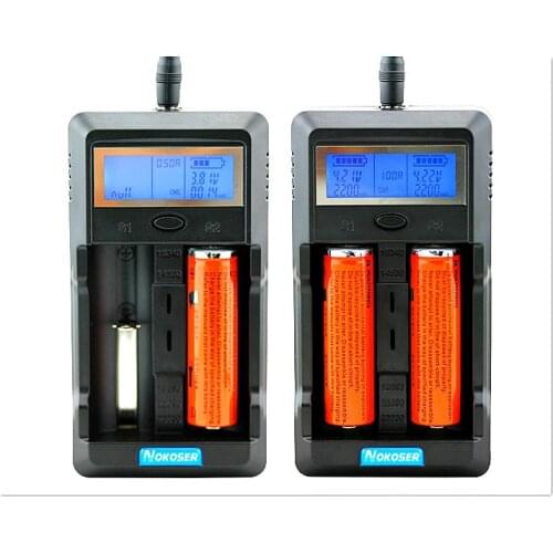 Test battery capacity 18650 battery Charger LCD Display Battery capacity test 18650 carregador bateria charger Free shipping