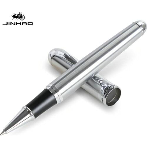 JINHAO X750 Luxury Full Metal Silver Multicolor Roller Ball Pen High Quality Office Supplies Student Writing Promotion Pens