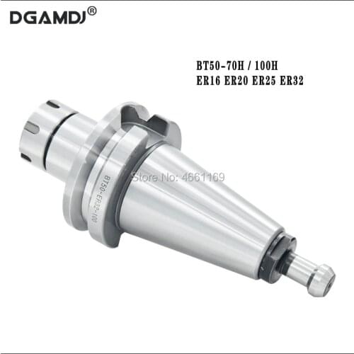 Kit BT50 ER16 ER20 ER25 ER32 70L 100L Machining Center CNC Machine Tool Spindle Tool Holder Collet Chuck Milling Cutter Fixture