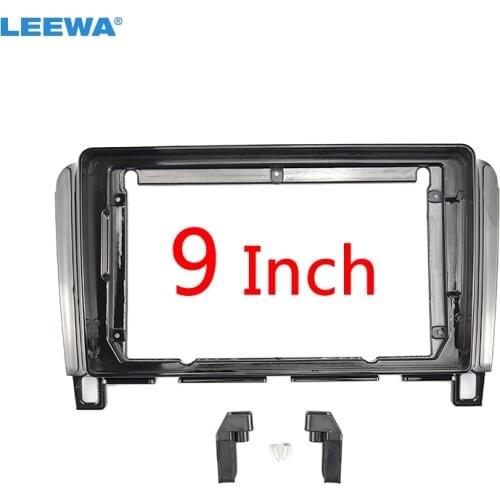 LEEWA Car Audio Stereo 9" Big Screen 2DIN Fascia Frame Adapter For Nissan Serena C26 Dash Fitting Panel Frame Kit #CA6492