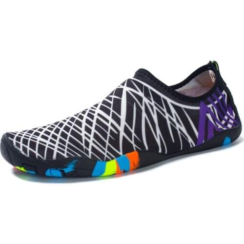 Summer Water Shoes Men Women Beach Sneakers Sports Shoes Outdoor Swimming Mesh Aqua Barefoot Shoes On-surf Gym Yoga Fitness