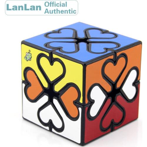 LanLan Inner Gear Heart Magic Cube Cubo Magico Professional Neo Speed Puzzle Antistress Educational Toys For Children