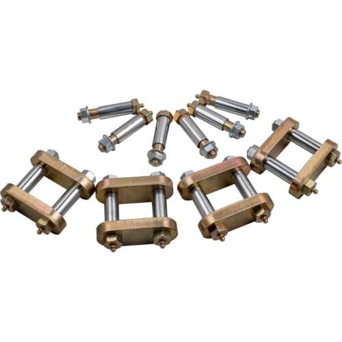 For MORryde UO12-016 Heavy Duty Shackle Upgrade Kit Tandem Axle