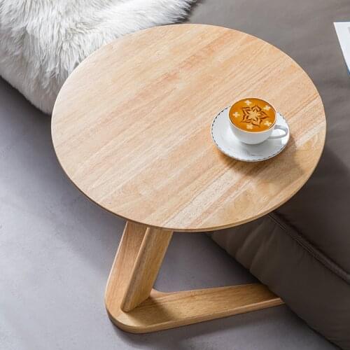 Home Side Table Furniture Round Table for Living Room Movable Round Coffee Table Design End Table Sofaside Small Desk NJ71503
