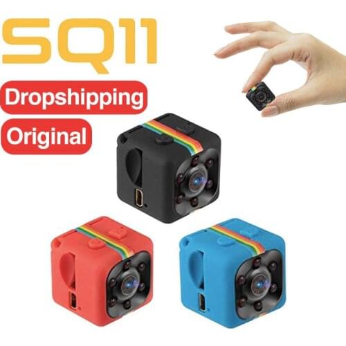 Original New SQ11 HD 1080P/480P Mini Camera Night Vision Gizli Kamera Secret Camara Espia Oculta Micro Cam Support Hidden TF Car