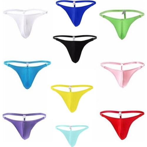 Sretch G-string T-back Micro Thong Men Underwear Briefs sexy pants Nylon Low Waist Solid Seamless Short Men Underpants F604