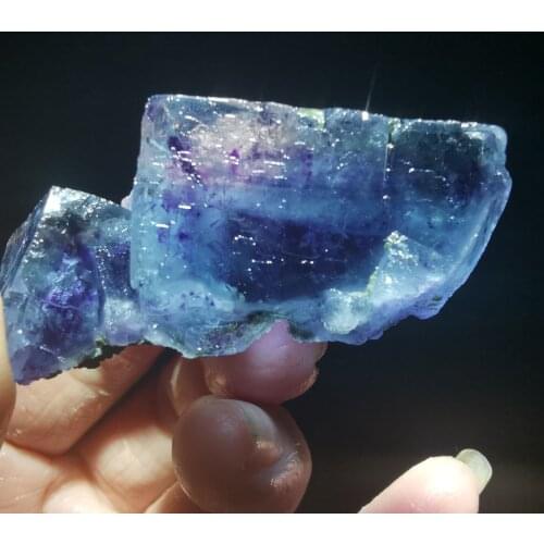 18gNatural rare Inner Mongolia eye dream purple fluorite mineral specimen aura HEALING CRYSTAL QUARTZ GEM teaching ornament