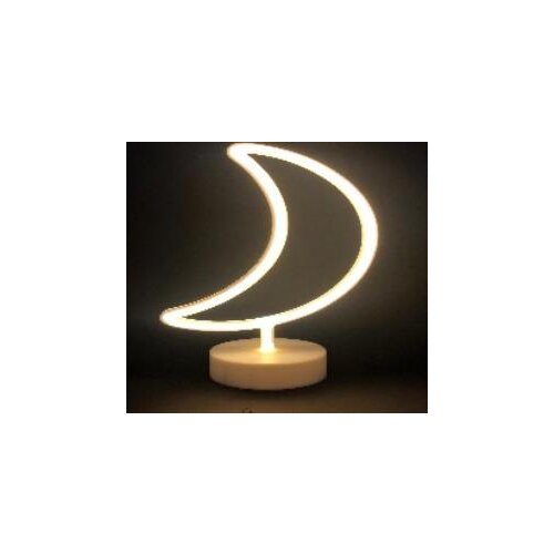 Neon Luminous Moon Lamp Usb + battery