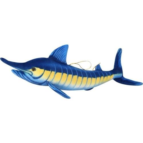 Brand new 140 cm large size simulation blue marlin plush toy marine life cognitive doll sleeping child girl birthday gift