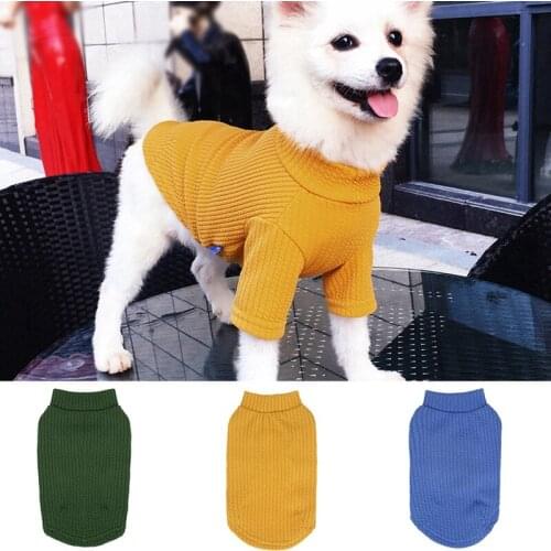 Pet Dog Clothes For Dog Vest Shirt Winter Warm Dogs Autumn Pet Clothing Clothing Dogs Small Medium Dogs Warm T-shirt
