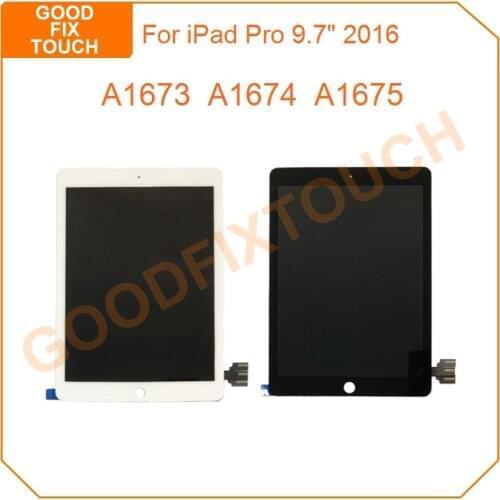 AAA+ LCD For iPad Pro 9.7 A1673 A1674 A1675 LCD Display Touch Screen Digitizer Assembly Replacement Parts For iPad Pro 2016 9.7"
