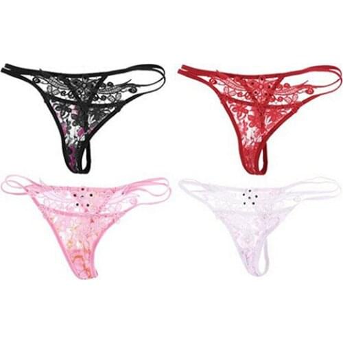 Women Sexy Lace Hollow Thongs G-string Briefs Panties Knicker Lingeries Underwear