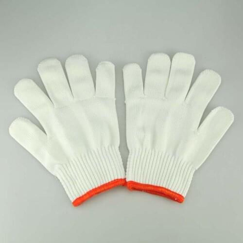 1 Pair Gloves & White Cotton Glove Used For Kiln Kit Accessories Jewelry Equipment Hands Protection In Jewelry DIY Process