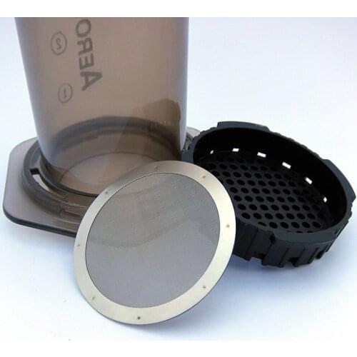 2 Coffee Metal Filter Reusable Stainless Steel Filter for Aeropress Coffee Maker