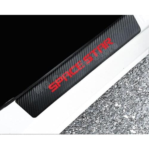 Car Sticker For Mitsubishi Space Star Auto Welcome Pedal Protector Stickers Styling Decal Car Products 4Pcs