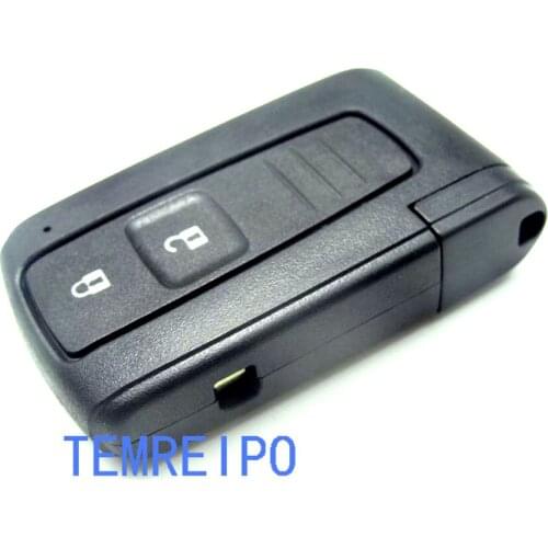 5pcs/lot 2 Buttons Replacement Entry Remote Smart Key Cover Shell for Toyota 2004-2009 Prius fob