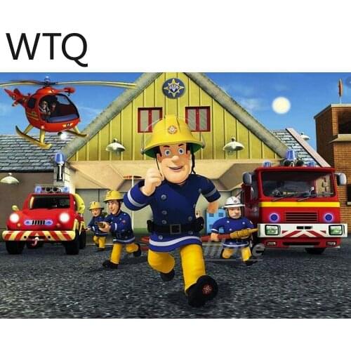 5D Diy Diamond Painting Cross Ctitch Kits Sam The Fireman Painting Diamond Mosaic Picture Embroidery Full Drill Art Home Decor