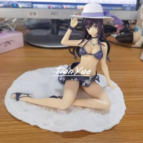 ANIPLEX ALTER Anime How to Raise a Boring Girlfriend Kasumigaoka Utaha Swimsuit Ver. Beautiful Statue Girls Figure Toys 14cm