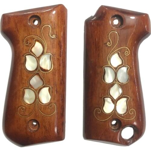 Astra Mod 4000 7.65mm Pearl Inlaid Wooden Grip Mod3