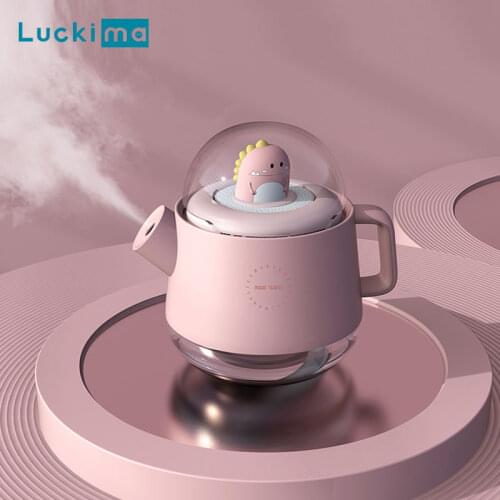 Wireless Air Humidiifer Essential Oil Diffuser with Battery USB Rechargeable LED Night Light for Home Office Birthday Gift Idea